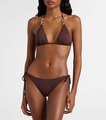 Chain-detail bikini top | Melissa Odabash
