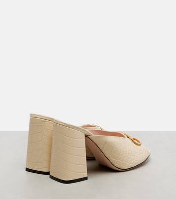 Mules VLogo in pelle stampata | Valentino Garavani