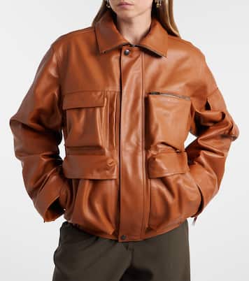 Leather blouson jacket | Lemaire