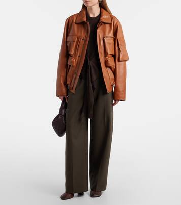 Leather blouson jacket | Lemaire