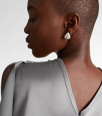 Ohrringe Requin aus 9kt Weißgold (375/1000) mit Diamanten | Yvonne Léon