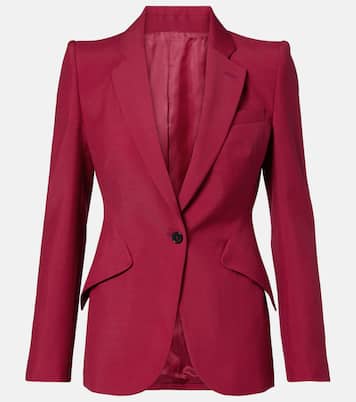 Wool and mohair blazer | McQueen