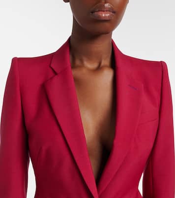 Wool and mohair blazer | McQueen