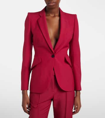 Wool and mohair blazer | McQueen