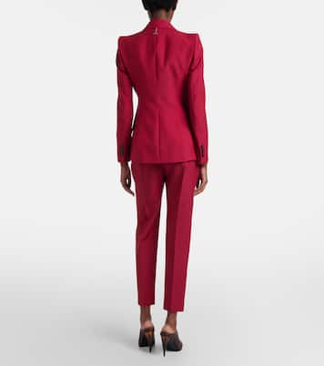 Wool and mohair blazer | McQueen