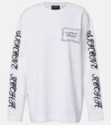 Printed cotton jersey top | Simone Rocha