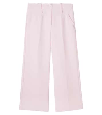 Logo wide-leg pants | Monnalisa