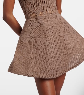 Abito corsetto in cotone crochet | Magda Butrym