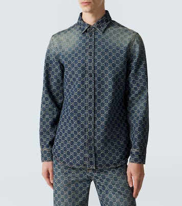 GG denim jacquard shirt | Gucci