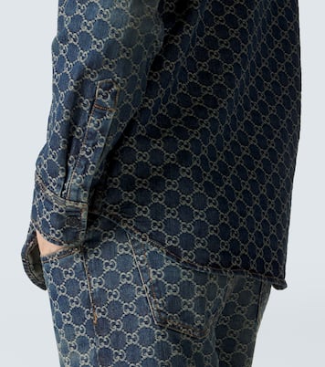 GG denim jacquard shirt | Gucci