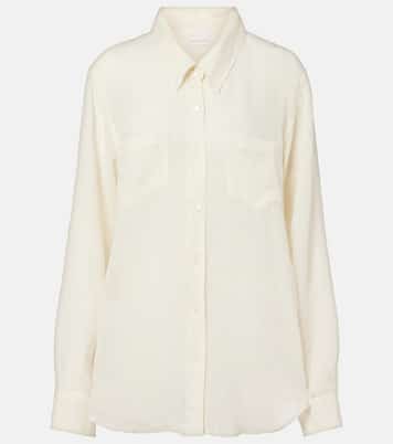 Oversized ramie shirt | Dries Van Noten