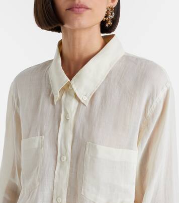 Oversized ramie shirt | Dries Van Noten