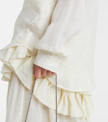 Oversized ramie shirt | Dries Van Noten