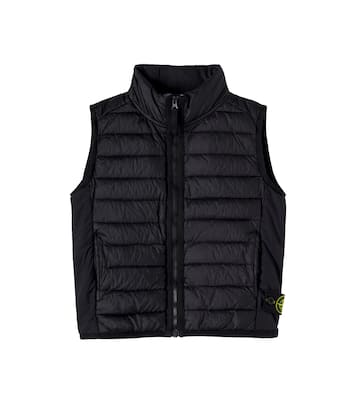 Compass down vest | Stone Island Junior