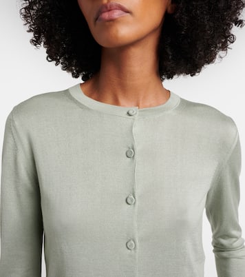 Cardigan Faretra en soie et cachemire | Max Mara