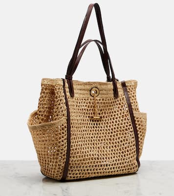 x Made For A Woman Chloé Iconic raffia shoulder bag | Chloé