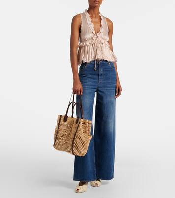 x Made For A Woman Chloé Iconic raffia shoulder bag | Chloé