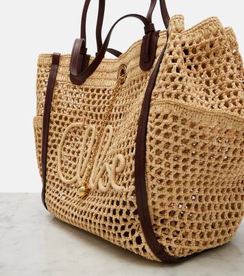 x Made For A Woman Chloé Iconic raffia shoulder bag | Chloé