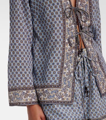 Eva printed blouse | Veronica Beard