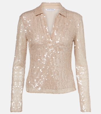 Meryl sequined blouse | Veronica Beard