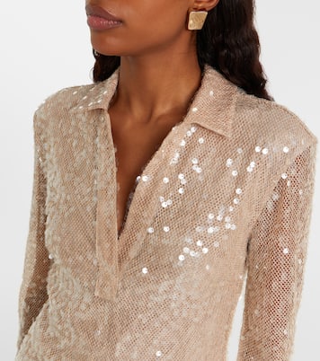Meryl sequined blouse | Veronica Beard