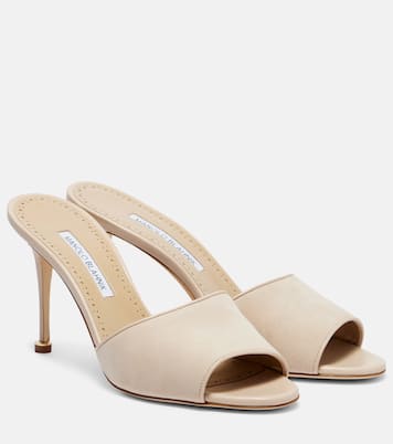 Larache 90 suede mules | Manolo Blahnik