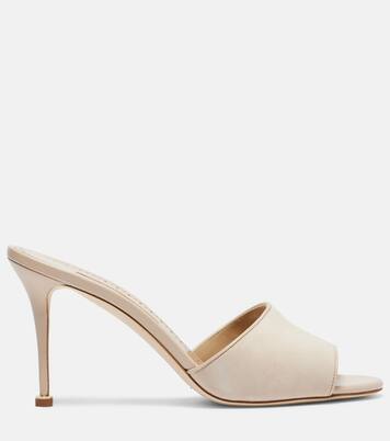 Larache 90 suede mules | Manolo Blahnik