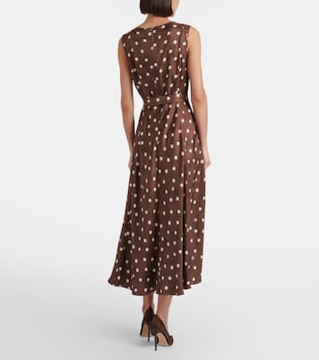 Martina polka-dot silk midi dress | 'S Max Mara