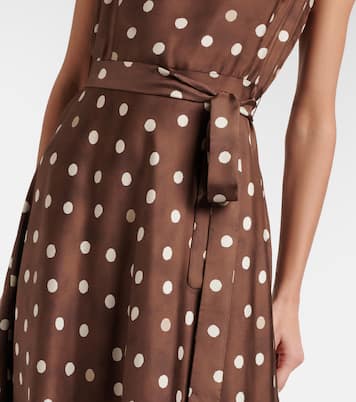 Martina polka-dot silk midi dress | 'S Max Mara