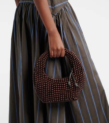 Henkeltasche Reef Small mit Leder | Staud