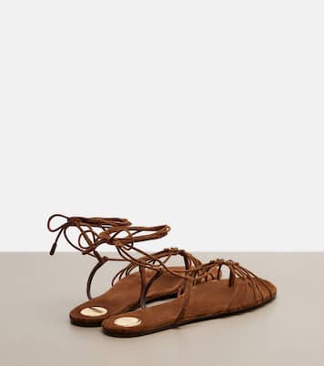Sandales Babylone en daim | Saint Laurent