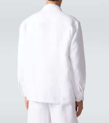 Linen overshirt | Saman Amel