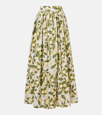 Maxirock aus einem Baumwollgemisch | Adriana Degreas