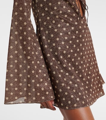 فستان قصير بنقاط البولكا Lumière | Oséree