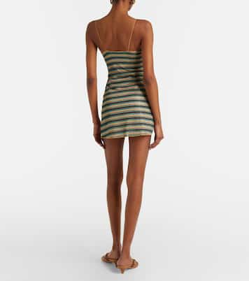 Lumière striped minidress | Oséree