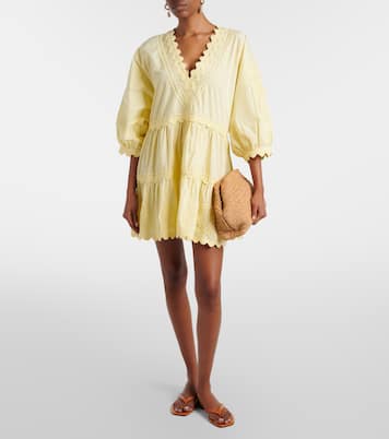 Besticktes Minikleid aus Baumwolle | Juliet Dunn