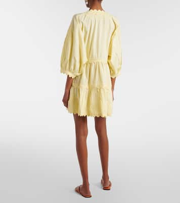 Besticktes Minikleid aus Baumwolle | Juliet Dunn