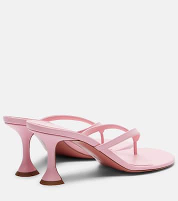 Juliette leather thong sandals | Amina Muaddi