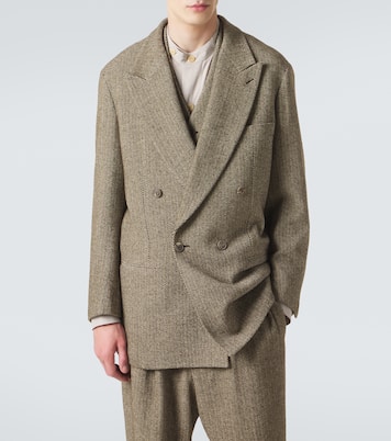 Blazer Archivio en coton et laine mélangés | Giorgio Armani