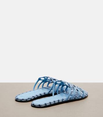 Paula's Ibiza Petal Anagram canvas slides | Loewe