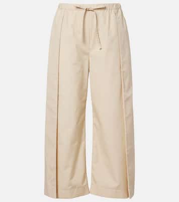 Paula's Ibiza cotton poplin cropped pants | Loewe