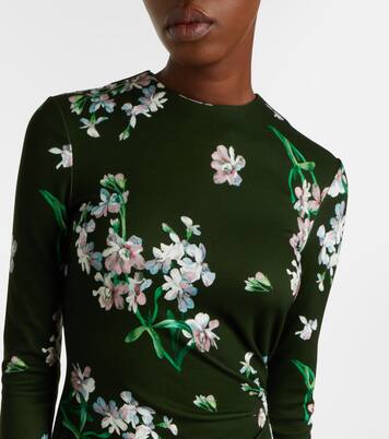 Abito midi con stampa floreale | Erdem