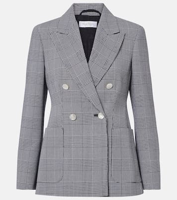 Blazer de lana virgen a cuadros | Max Mara