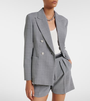 Blazer de lana virgen a cuadros | Max Mara