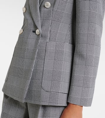 Blazer de lana virgen a cuadros | Max Mara
