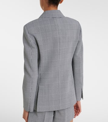 Blazer de lana virgen a cuadros | Max Mara