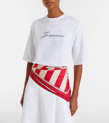 Logo cotton-blend jersey T-shirt | Jacquemus