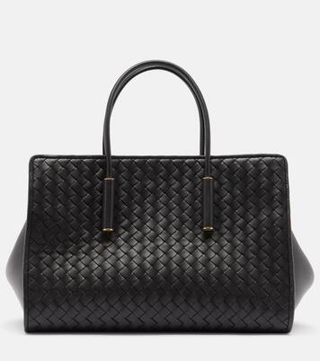 Barbara Small Intrecciato leather tote bag | Bottega Veneta