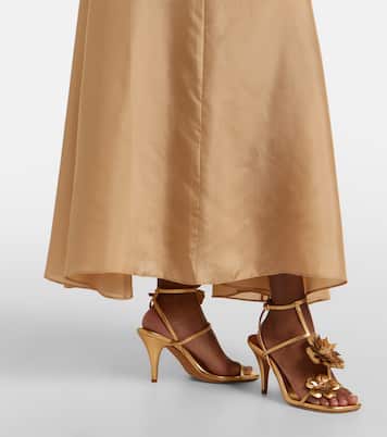 Verziertes Maxikleid Mahon aus Seide | Zimmermann