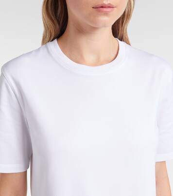 Peplum cotton jersey T-shirt | Alaïa